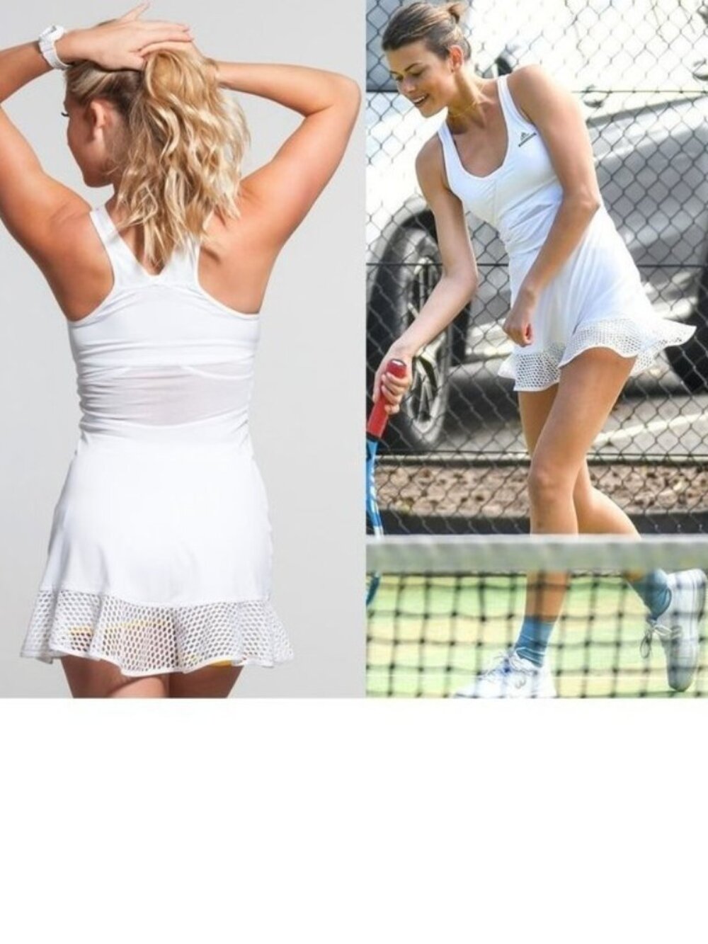 Nwt Beautiful Rare Adidas Stella McCartney White Tennis Dress skirt S Small